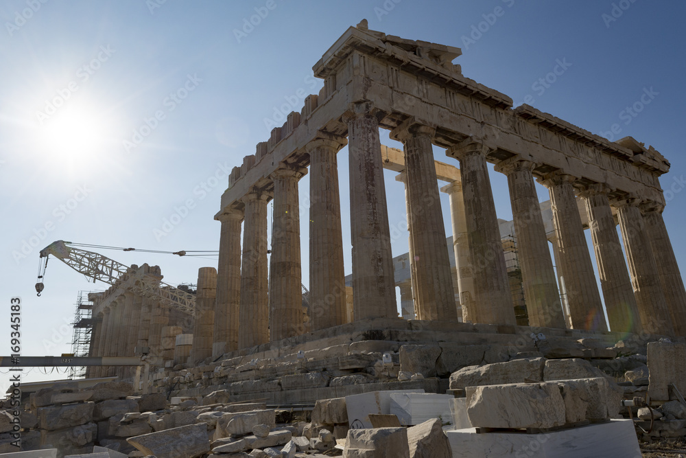 Obraz premium parthenon in acropolis