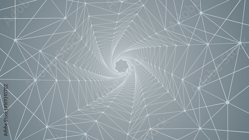 triangle spiral vector background design