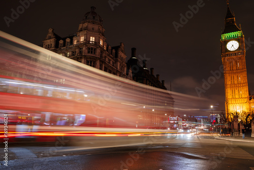 Photography A long exposure night shot showing a diffused array of traffic light trails, the