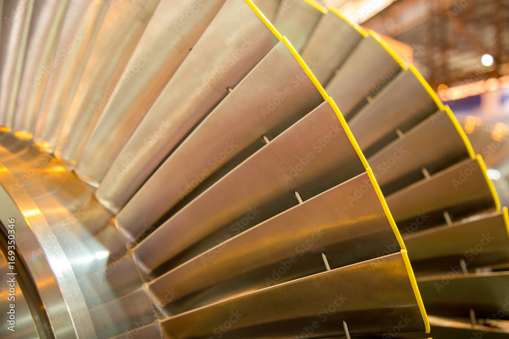 Obraz premium turbine rotor internal steel machine