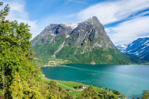 Obraz na płótnie Norway Mountain w salonie