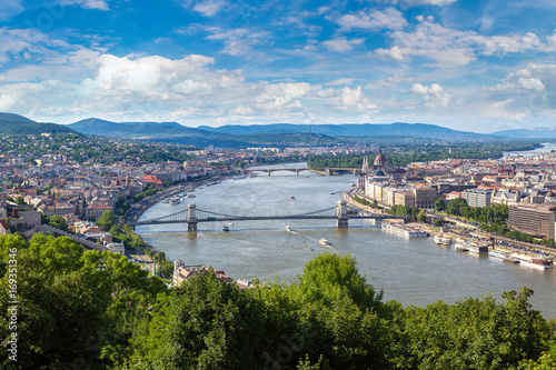 Panoramic view of Budapest