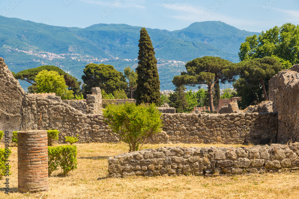 Fototapeta premium Pompeii city in Italy