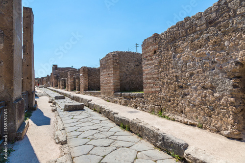 Pompeii city in Italy