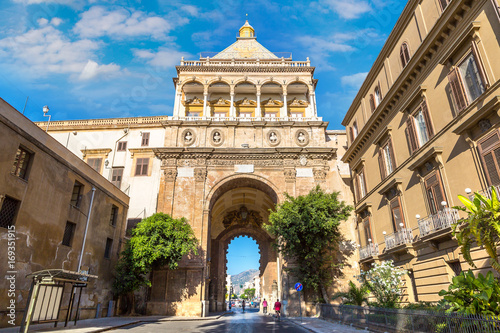 The gate of Porto Nuovo in Palermo