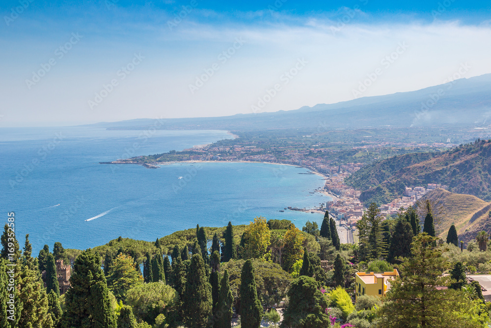 Obraz premium Taormina in Sicily, Italy
