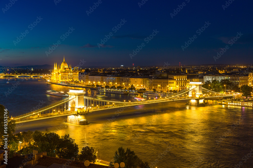 Panoramic view of Budapest
