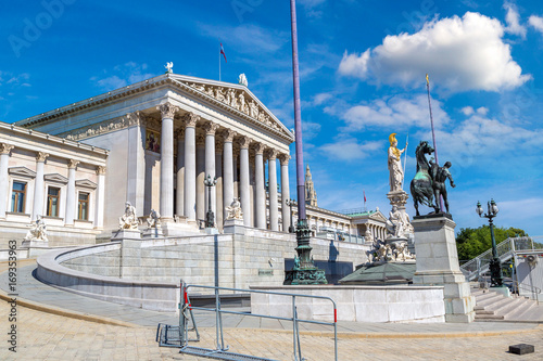 Photography Austrian Parliament in Vienna