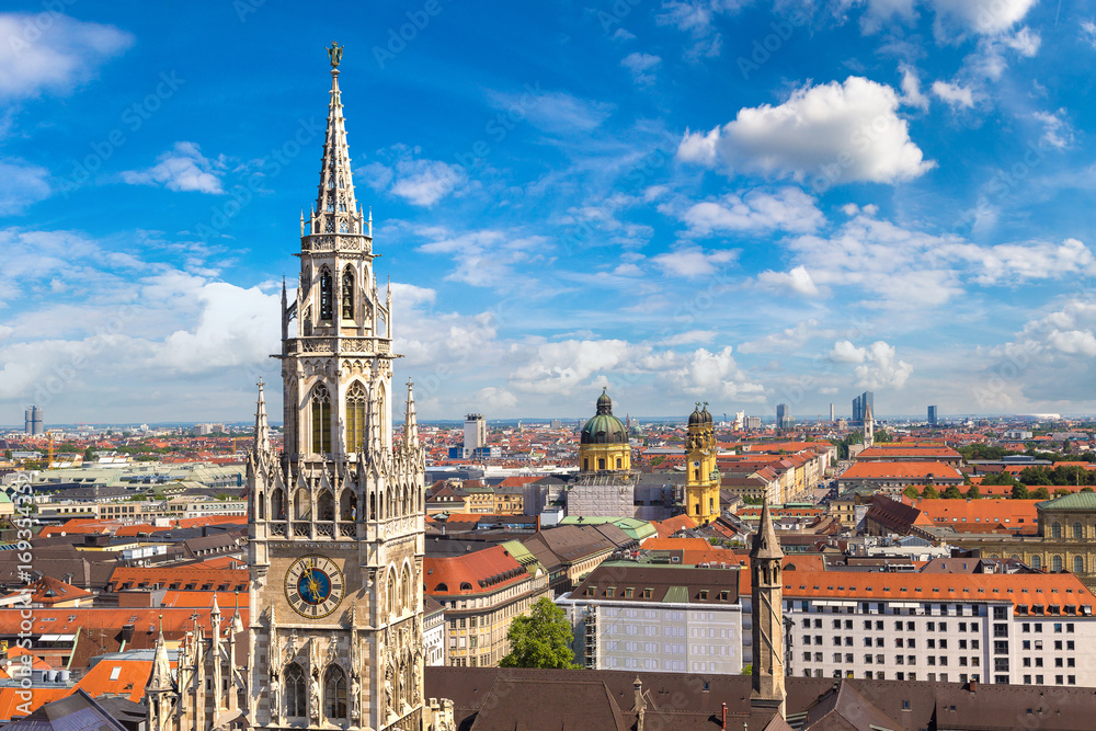 Aerial view of Munich, Germany