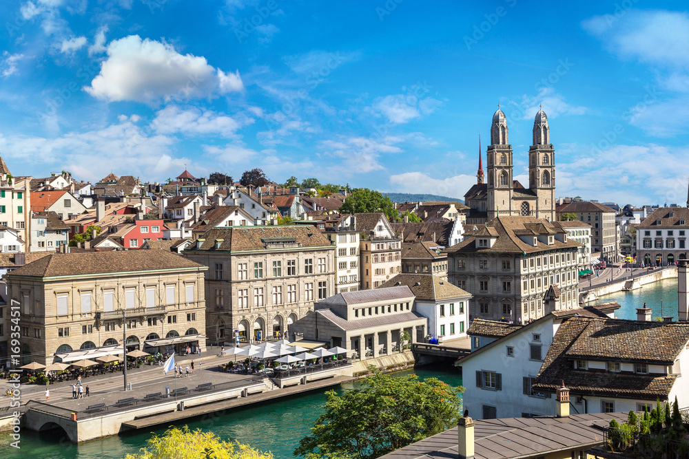Panoramic view of Zurich