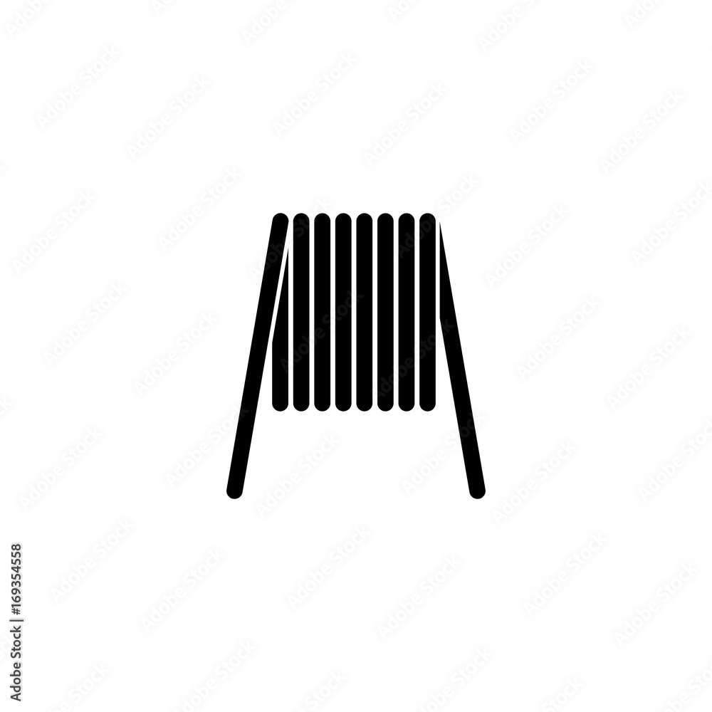 Vapor coil vector icon Vapor coil vector icon