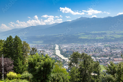 Panoramic view of Innsbruck photo