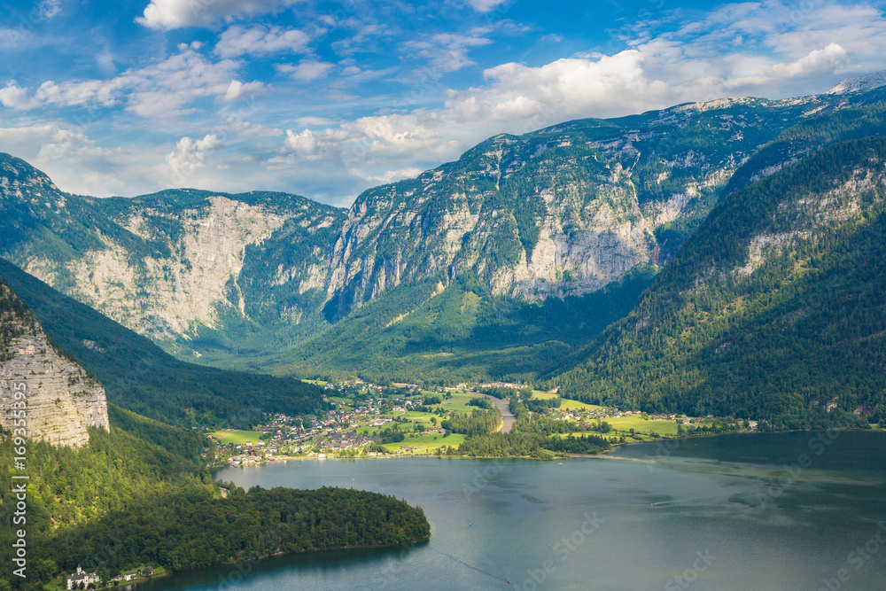 Alps and lake Hallstatt, Austria Alps and lake Hallstatt, Austria
