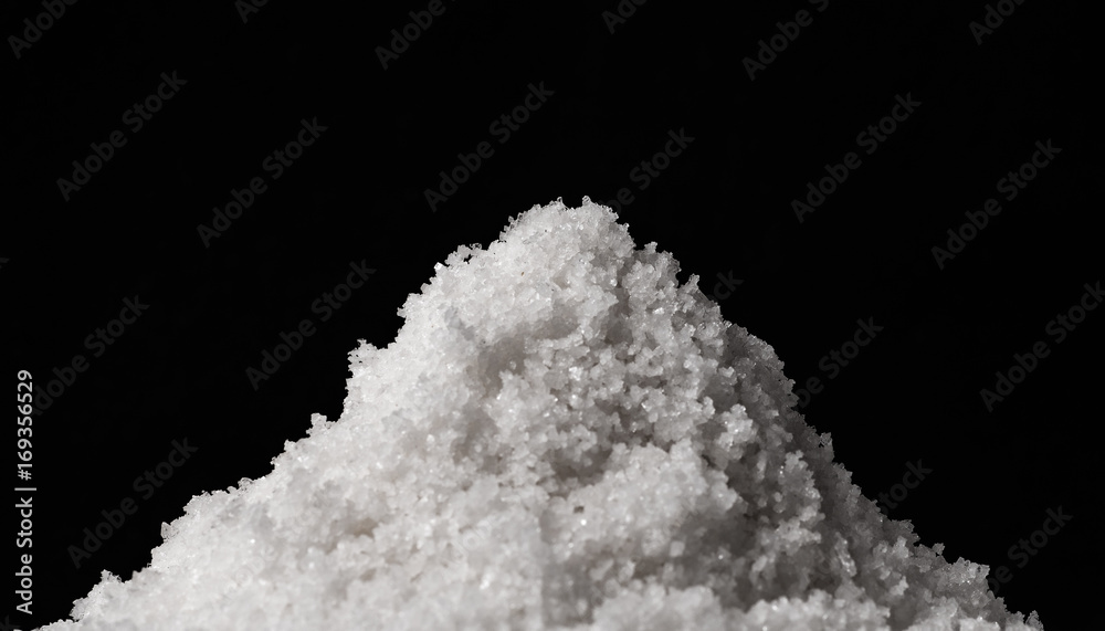 fleur de sel, white sea salt crystals isolated fleur de sel, white sea salt crystals isolated
