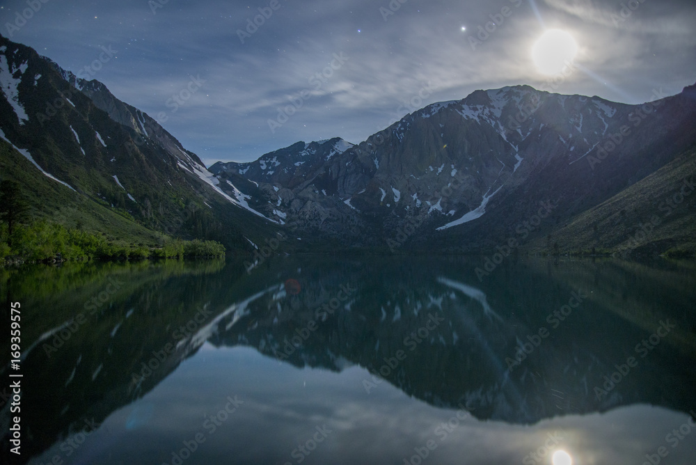 Moonlit Convict Lake Moonlit Convict Lake