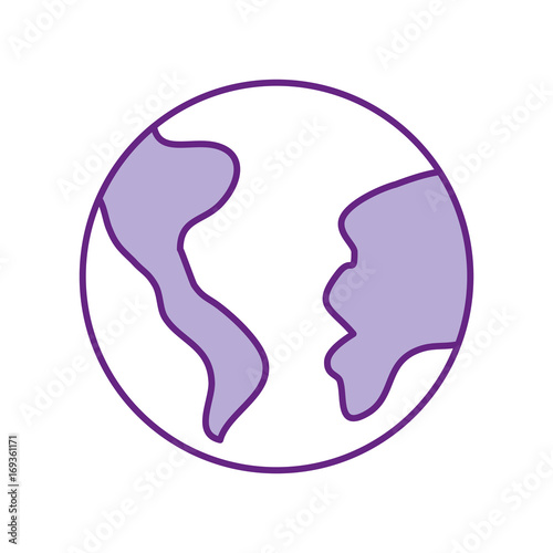 world planet earth icon vector illustration design