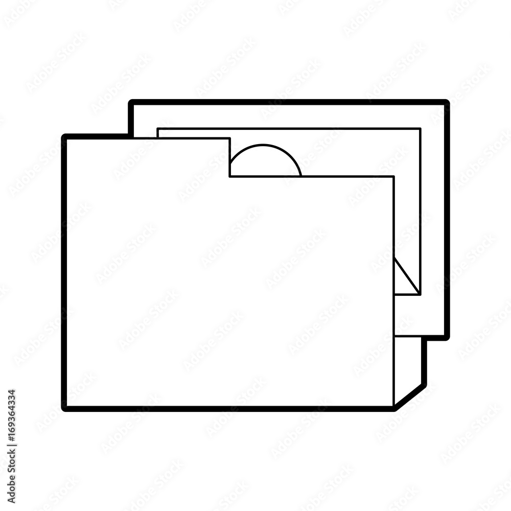 folder document with picture vector illustration design folder document with picture vector illustration design
