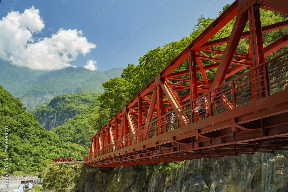 Fototapeta premium The historical Changchun Bridge