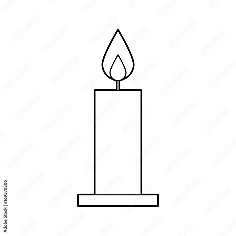 candle christmas isolated icon vector illustration design candle christmas isolated icon vector illustration design