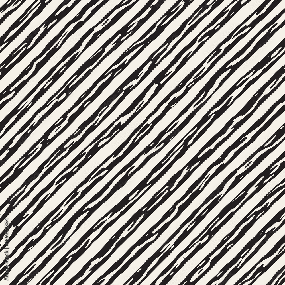 Decorative seamless pattern with doodle lines. Hand painted grungy wavy stripes background. Trendy endless freehand texture Decorative seamless pattern with doodle lines. Hand painted grungy wavy stripes background. Trendy endless freehand texture