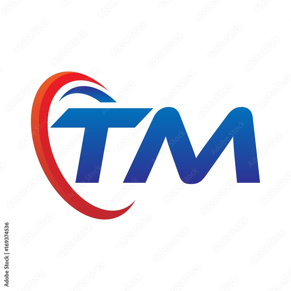modern dynamic vector initial letters logo ta with circle swoosh red blue modern dynamic vector initial letters logo ta with circle swoosh red blue