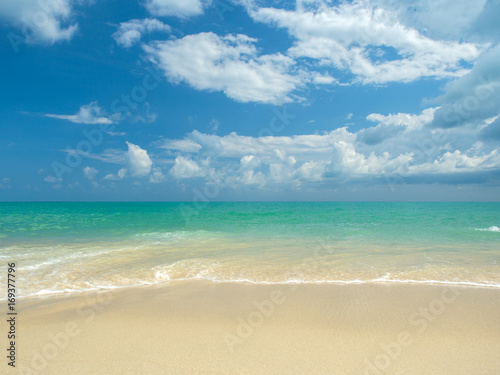 Island beach in indian ocean