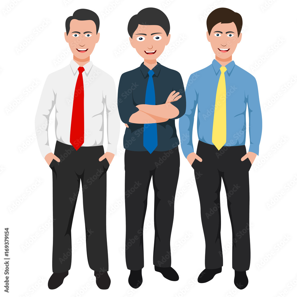 Business People teamwork ,cartoon character. Vector illustration Business People teamwork ,cartoon character. Vector illustration