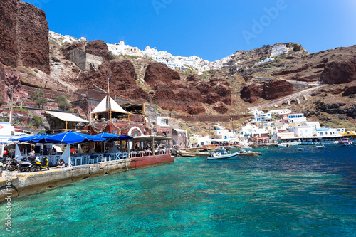 Ammoudi bay, Oia, Santorini, Greece photo