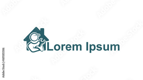 Man with a wrench in hand representing home repairs and plumber
