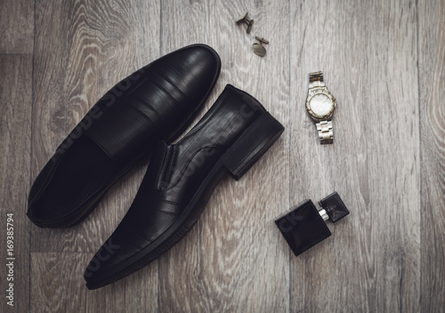 Businessman accessories. Man's style.