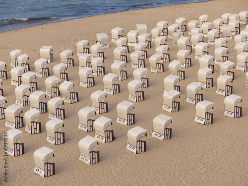 Ostsee, Rügen, Strandkörbe von Sellin