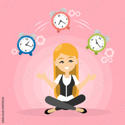 Time management concept.