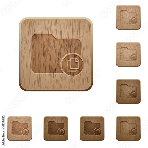 Copy directory wooden buttons
