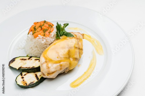 chicken breast with rice