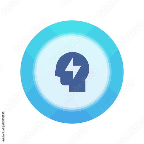 Paper Flat Cirlce Button