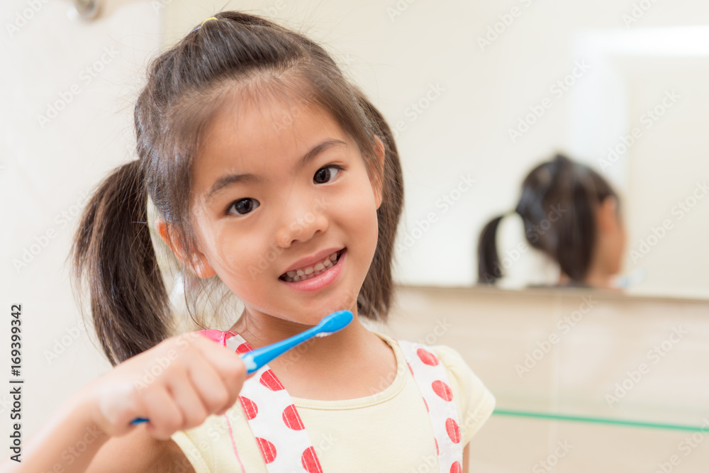 sweet cute little children girl in bathroom sweet cute little children girl in bathroom