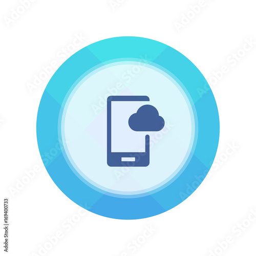 Paper Flat Cirlce Button