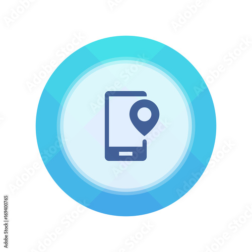 Paper Flat Cirlce Button