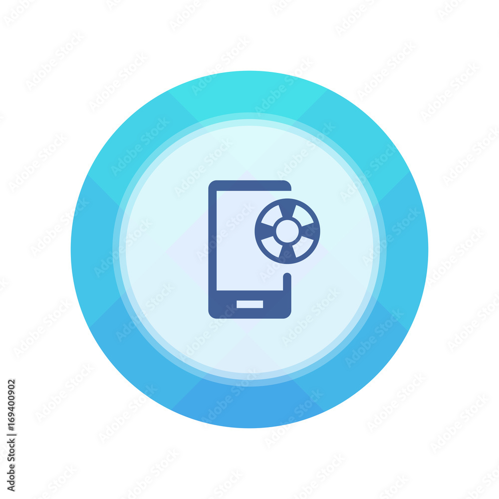 Paper Flat Cirlce Button Paper Flat Cirlce Button