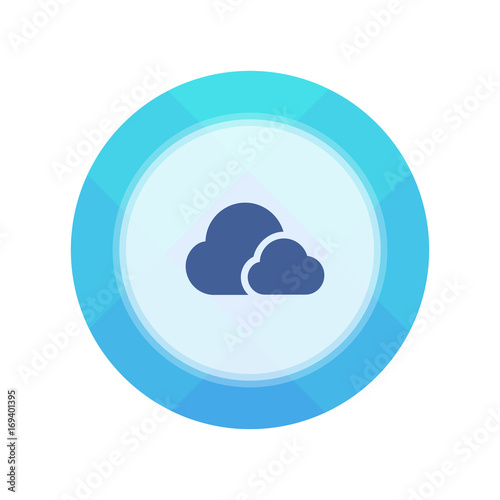 Paper Flat Cirlce Button