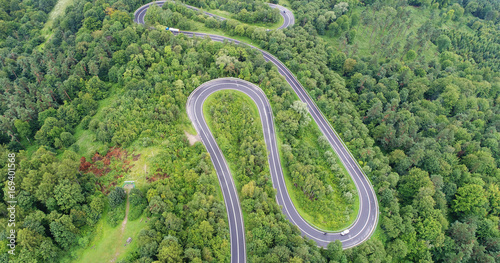 Road seen from the air