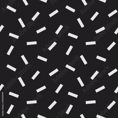 Random short lines and hyphens seamless vector pattern. Abstract decorative background for print, textile, wallpaper, home decor, wrapping or web.