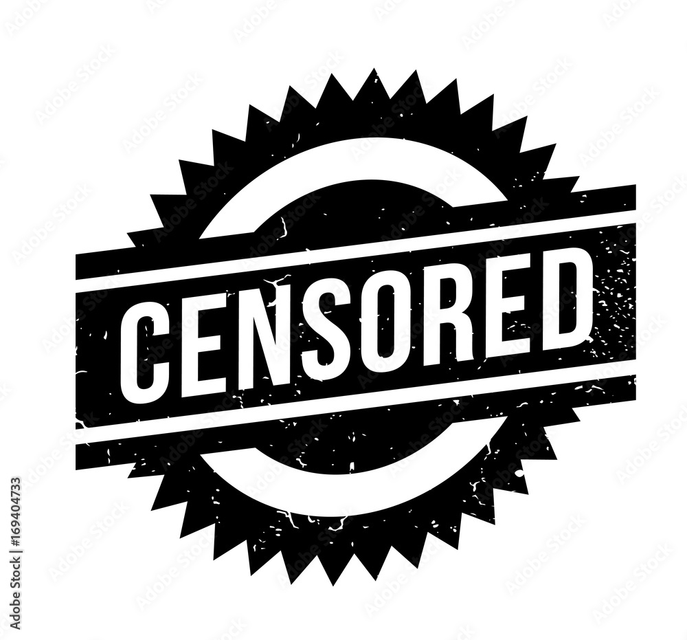 Censored rubber stamp. Grunge design with dust scratches. Effects can be easily removed for a clean, crisp look. Color is easily changed. Censored rubber stamp. Grunge design with dust scratches. Effects can be easily removed for a clean, crisp look. Color is easily changed.