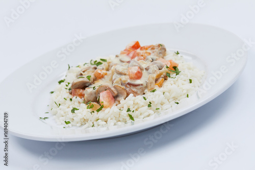 rice with meat