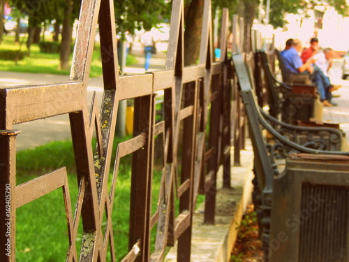 Iron fence