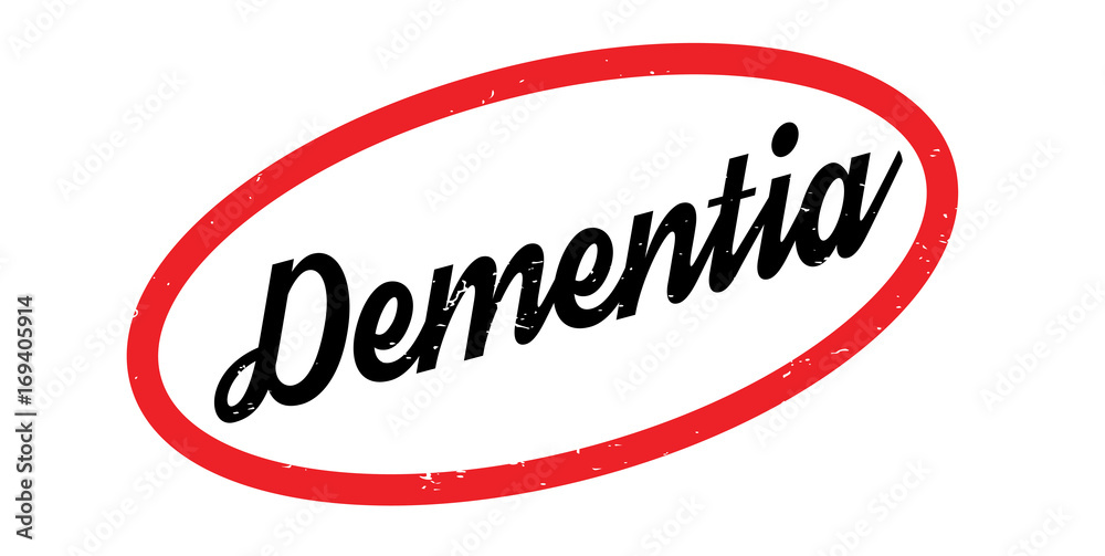 Dementia rubber stamp. Grunge design with dust scratches. Effects can be easily removed for a clean, crisp look. Color is easily changed. Dementia rubber stamp. Grunge design with dust scratches. Effects can be easily removed for a clean, crisp look. Color is easily changed.
