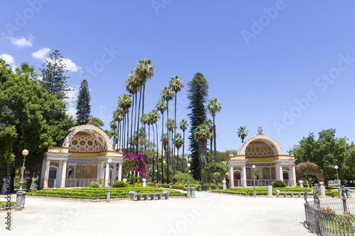 Villa Giulia park in Palermo, Italy photo