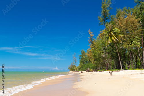 Beautiful tropical beach on Koh kho khao island in Thailand