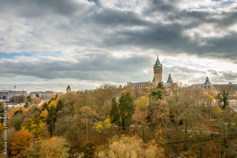 Skyline and Tower in Luxembourg Skyline and Tower in Luxembourg