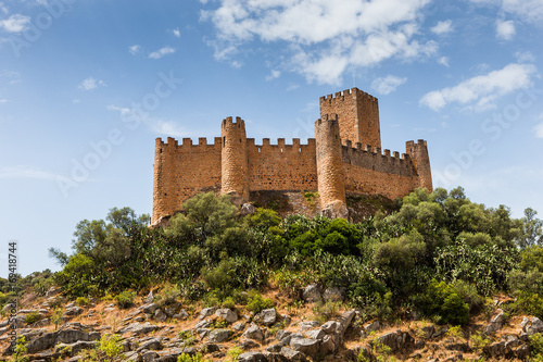 Castle of Almourol  in Almourol city  Portugal